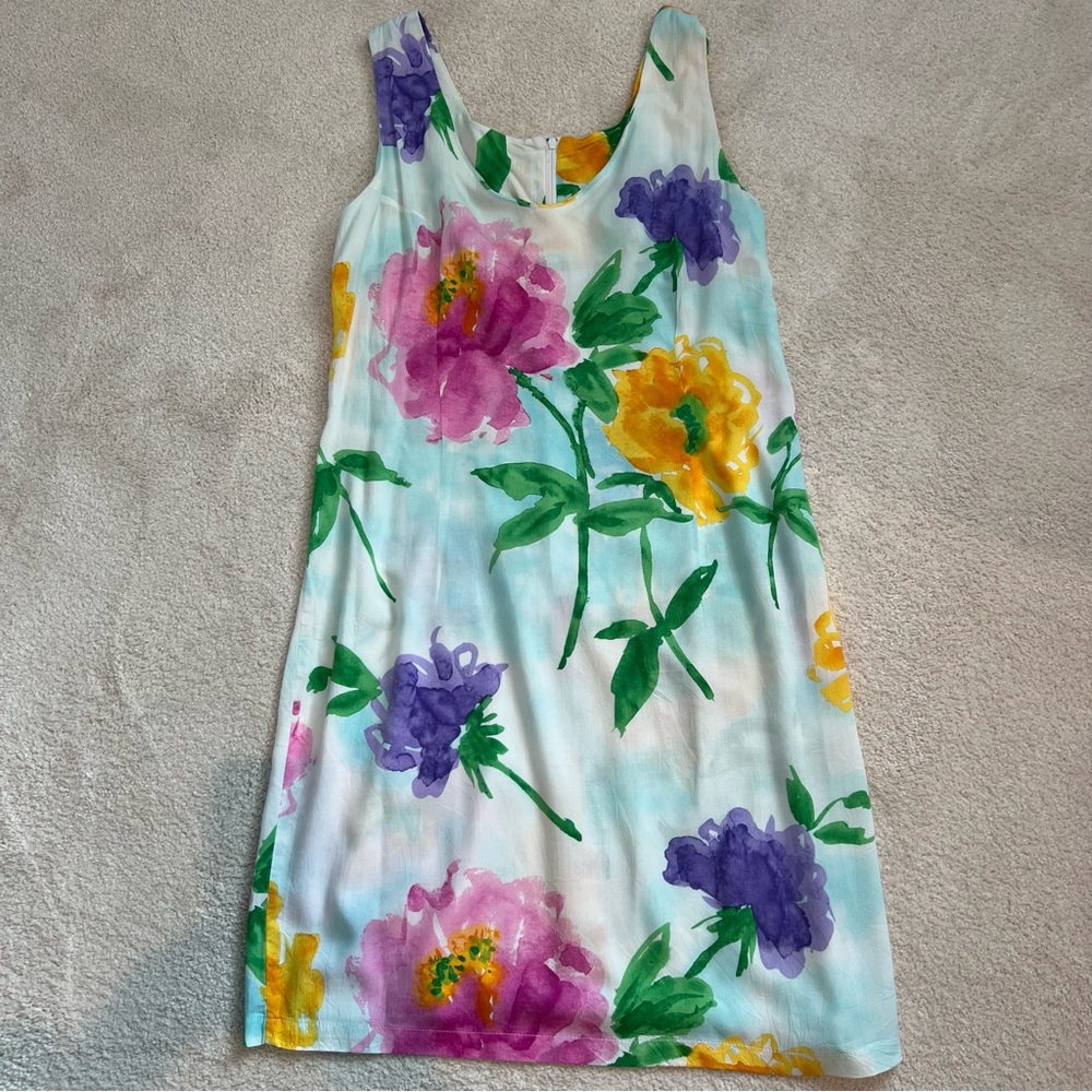 Jams World Floral Sleeveless Dress Size Medium